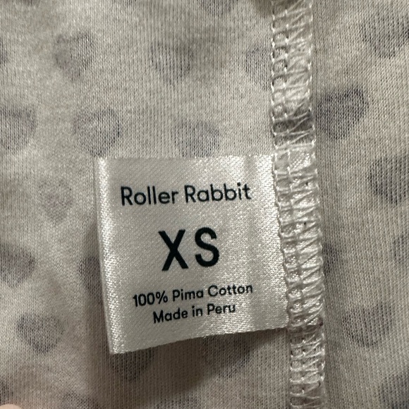 Roller Rabbit Blue Heart Pajama Pants XS EUC - Picture 5 of 5